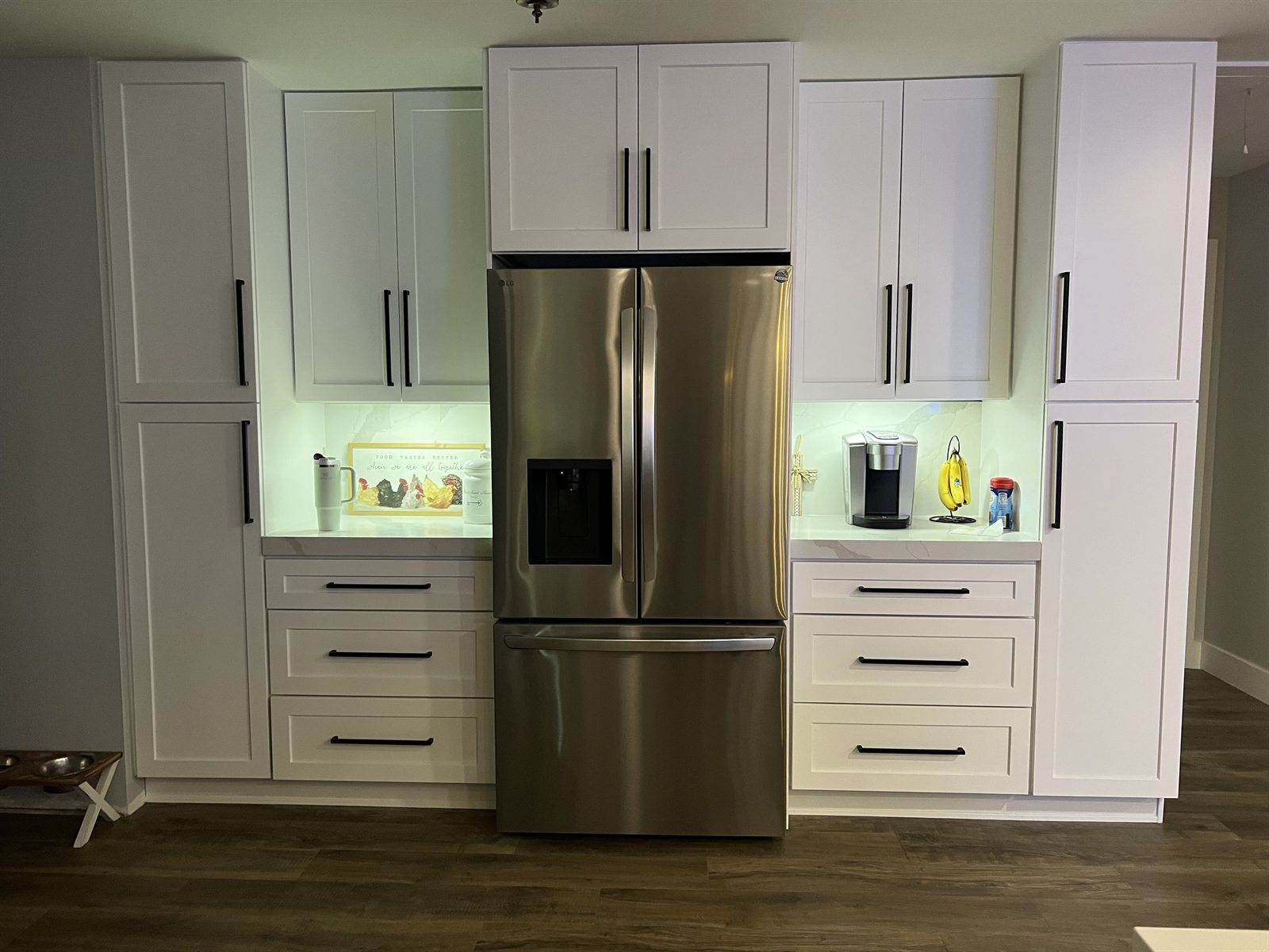 Cabinetry and appliance wall by KDP Builders
